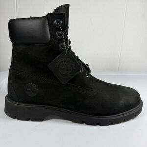 Timberland Boots Mens Size 6.5 Black Nubuck PrimaLoft 400g Waterproof Insulated